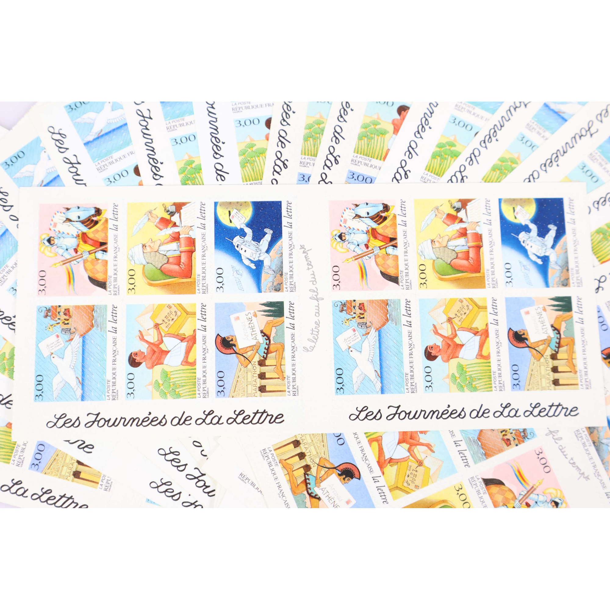 LOT 15 CARNETS AUTOADHÉSIFS BC18 LA LETTRE TIMBRES NEUFS** 3FFR X 12 VF 82.80€