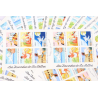 LOT 15 CARNETS AUTOADHÉSIFS BC18 LA LETTRE TIMBRES NEUFS** 3FFR X 12 VF 82.80€