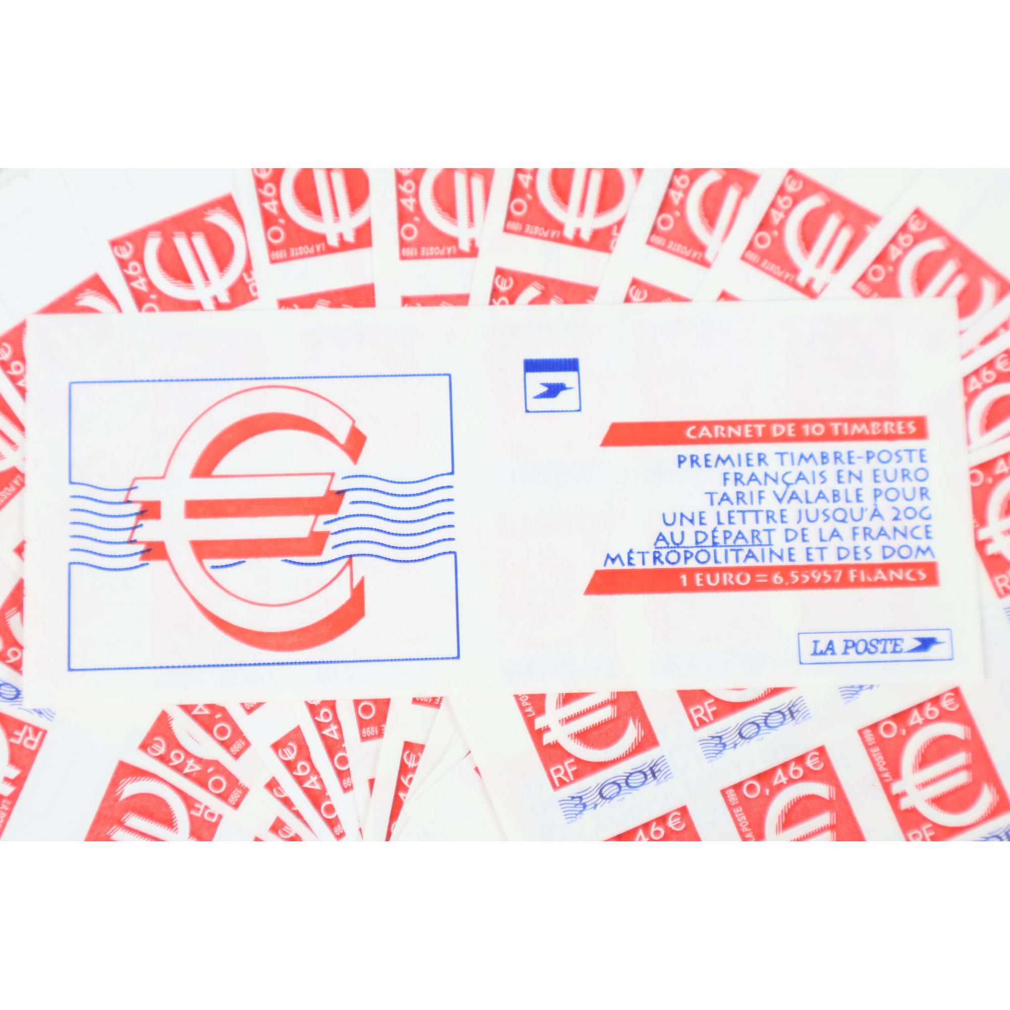 LOT 15 CARNETS AUTOADHÉSIFS 3215-C1 EUROS TIMBRES NEUFS** 0.46€ X 10 FACIALE 69€