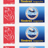 FEUILLE PERSONNALISÉE N°F3802Ab VIGNETTE TIMBRES MAGAZINE AUTOADHÉSIF COTE 110€