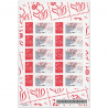 FEUILLE PERSONNALISÉE N°F3802Ab AUTOADHÉSIF VIGNETTE "CONCORDE" COTE 110€