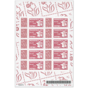 FEUILLE PERSONNALISÉE N°F3969Aa AUTOADHÉSIVE VIGNETTE "PRÉSIDENTIELLE 2007"