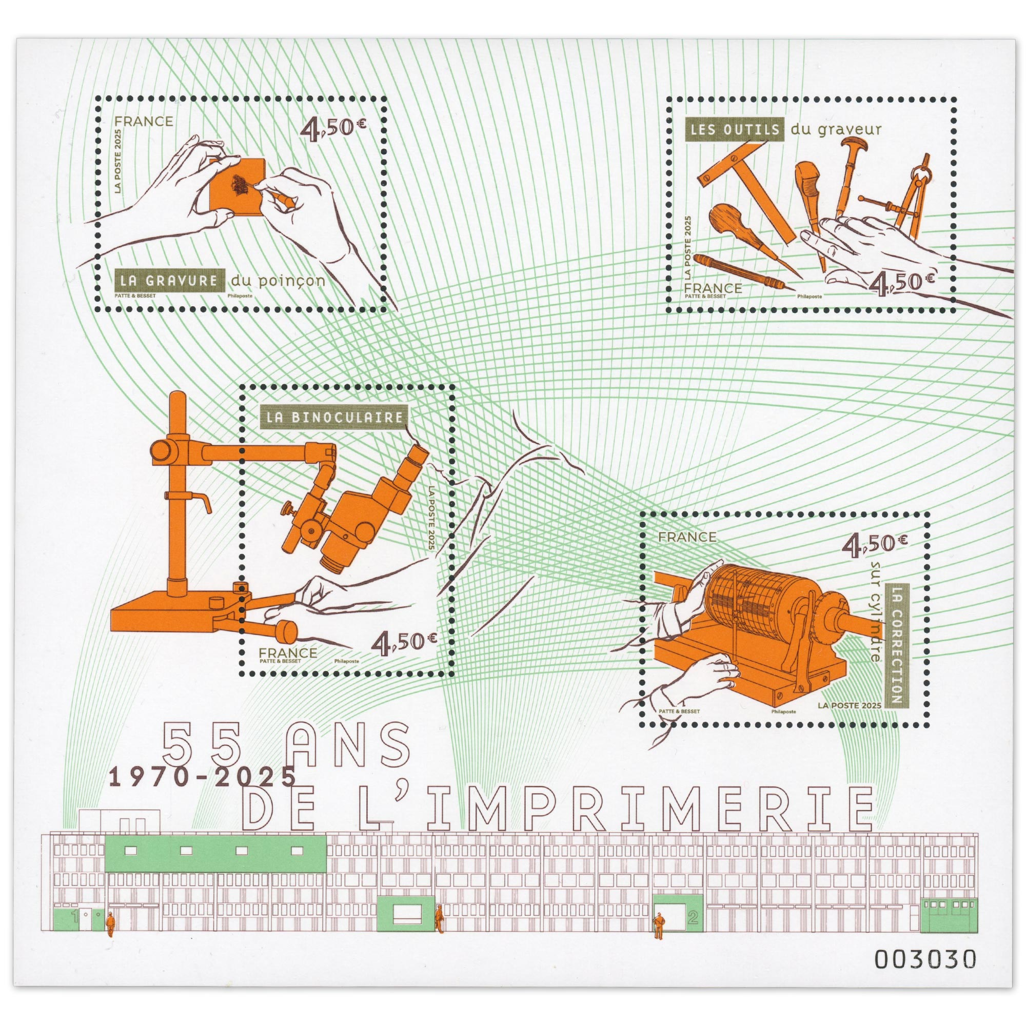 ANNÉE 2026 BLOC-FEUILLET DE FRANCE "55 ANS DE L'IMPRIMERIE" TIMBRES NEUFS**