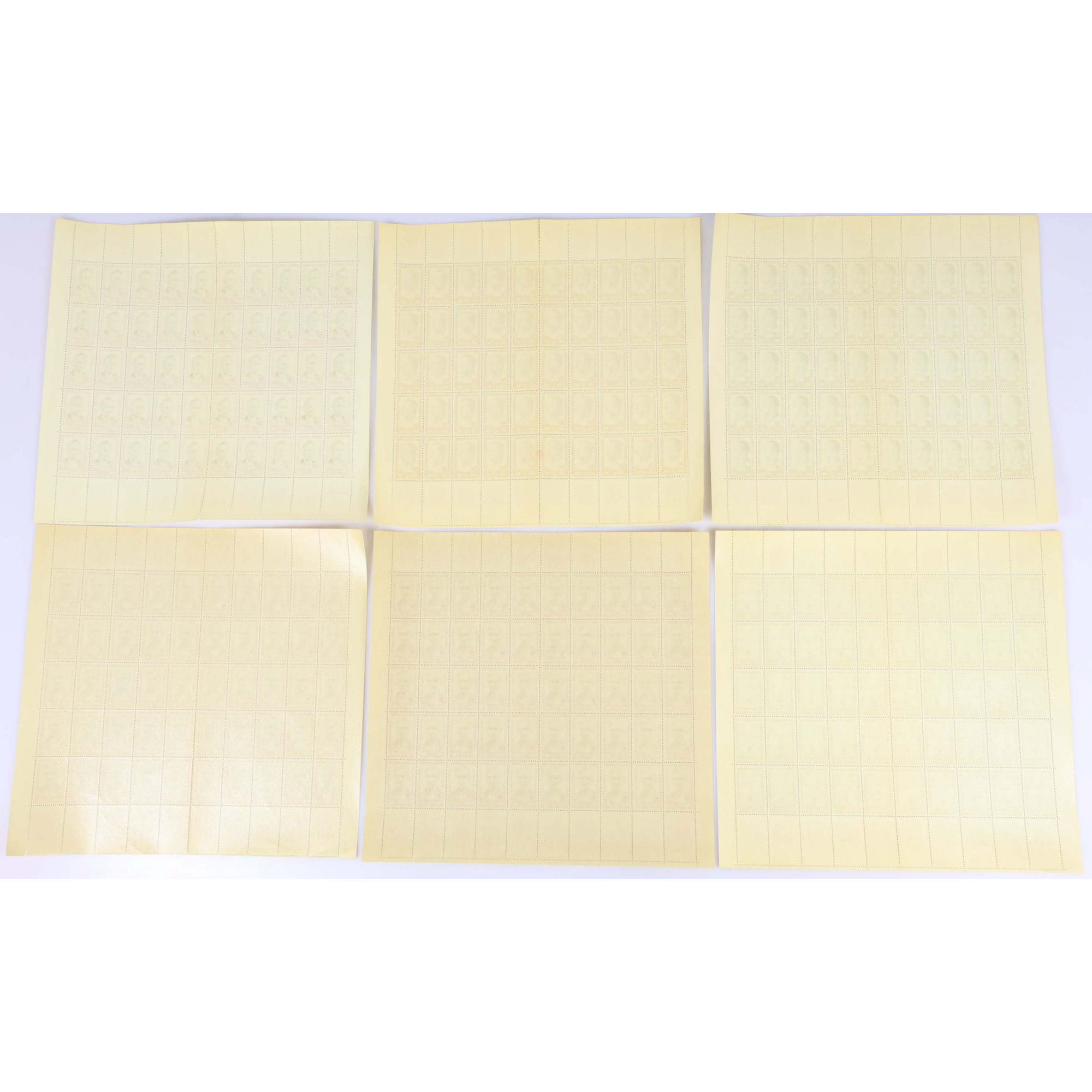 FEUILLES COMPLÈTES SÉRIE N°1198 À 1202 "HÉROS DE LA RÉSISTANCE" TIMBRES NEUFS**