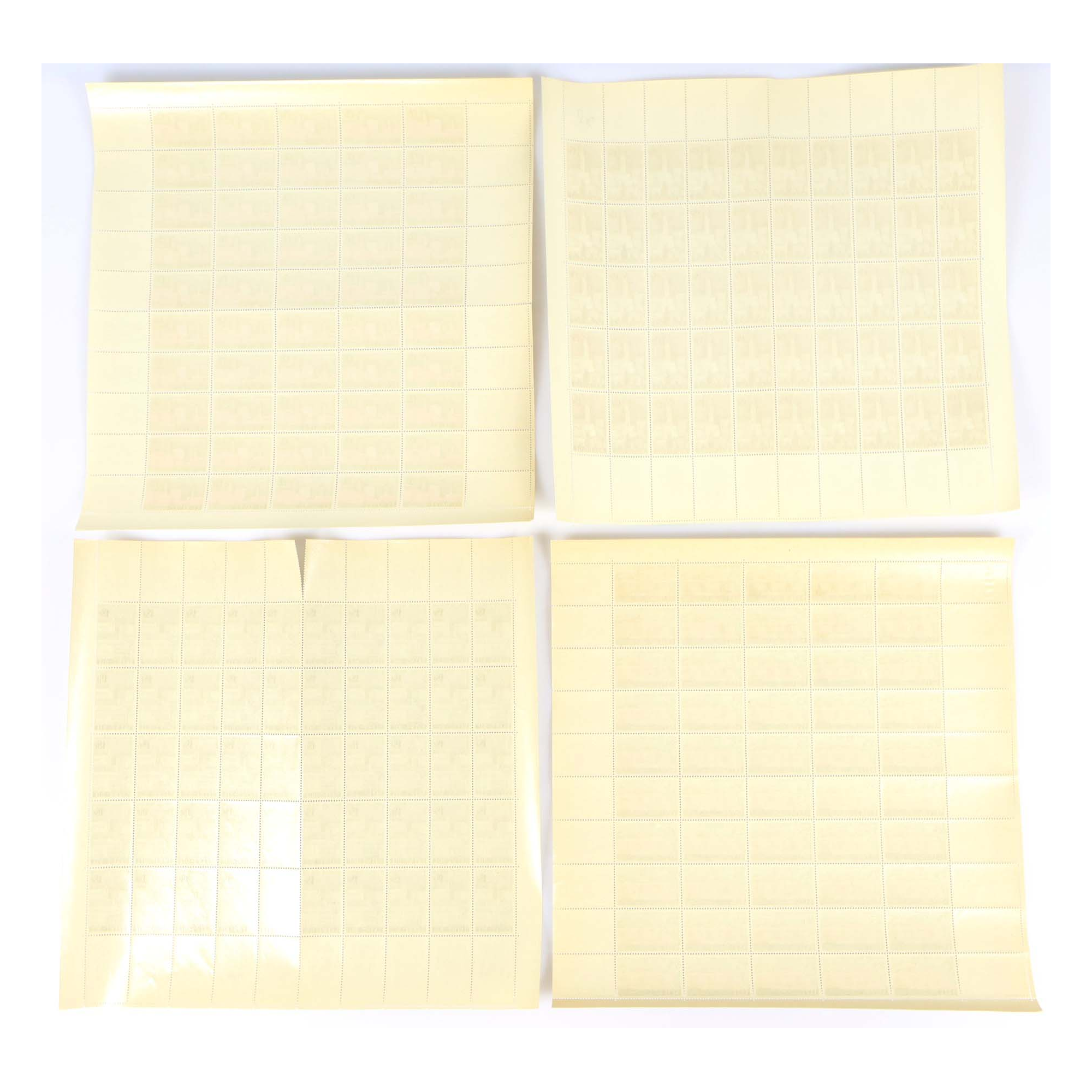 FEUILLES COMPLÈTES SÉRIE N°1152 À 1155 "VILLES RECONSTRUITES" TIMBRES NEUFS**