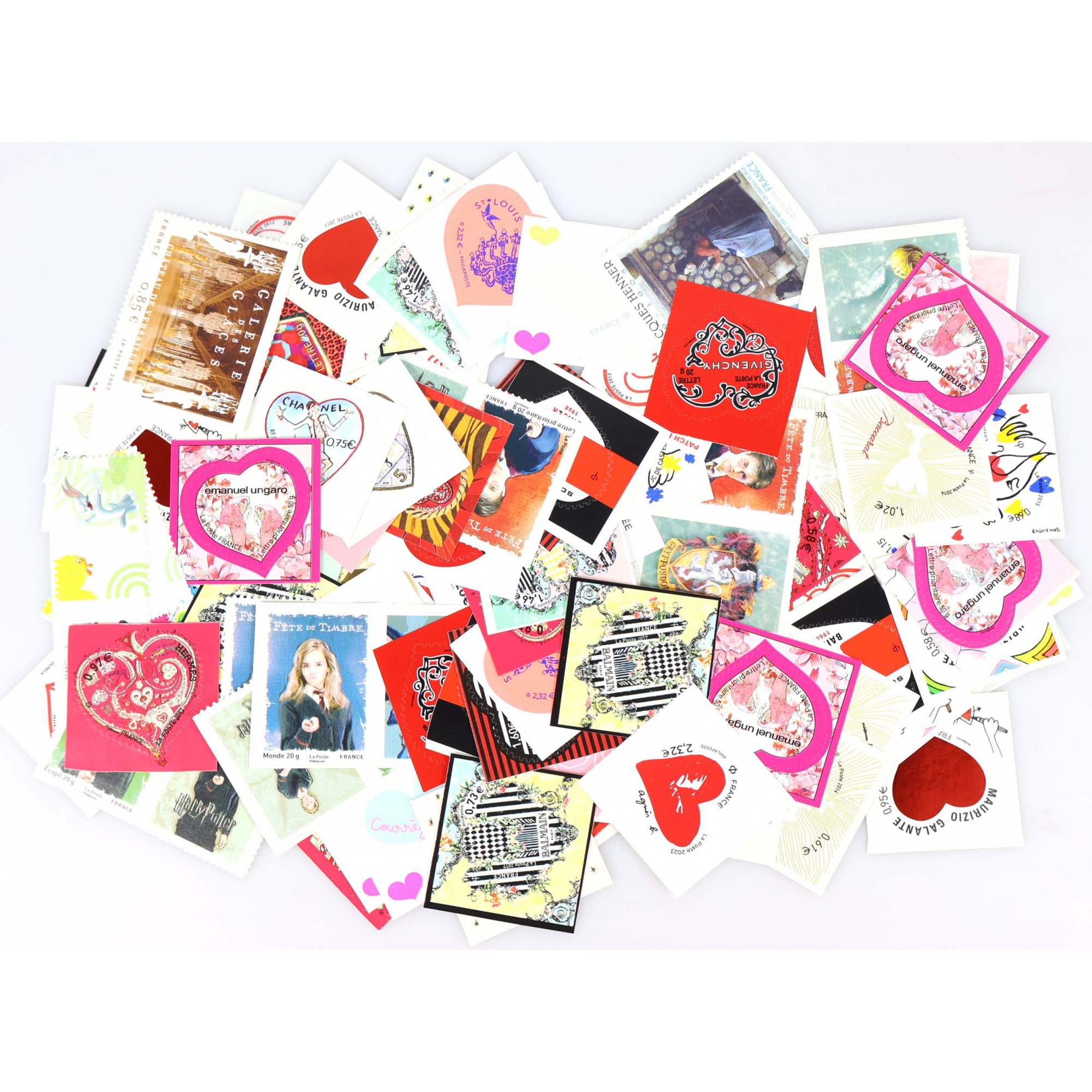 LOT IMPORTANT D'AUTOADHÉSIFS DE FRANCE JUSQU'EN 2024 TIMBRES NEUFS FACIALE 120€