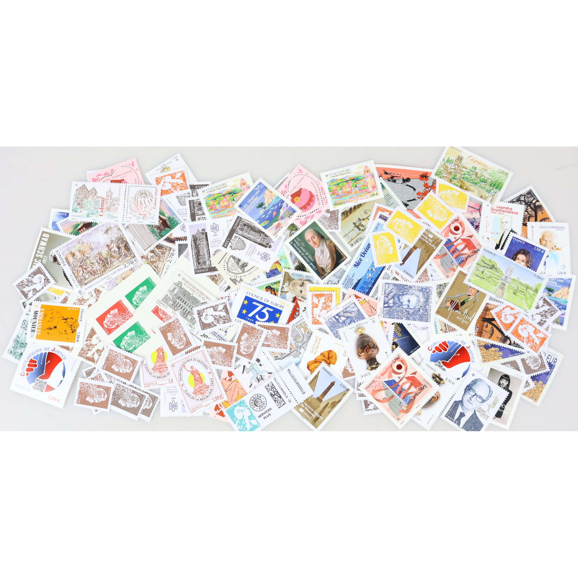 ANNÉE 2024-2025 LOT DE TIMBRES DE FRANCE NEUFS** FACIALE 188€ QUALITÉ LUXE