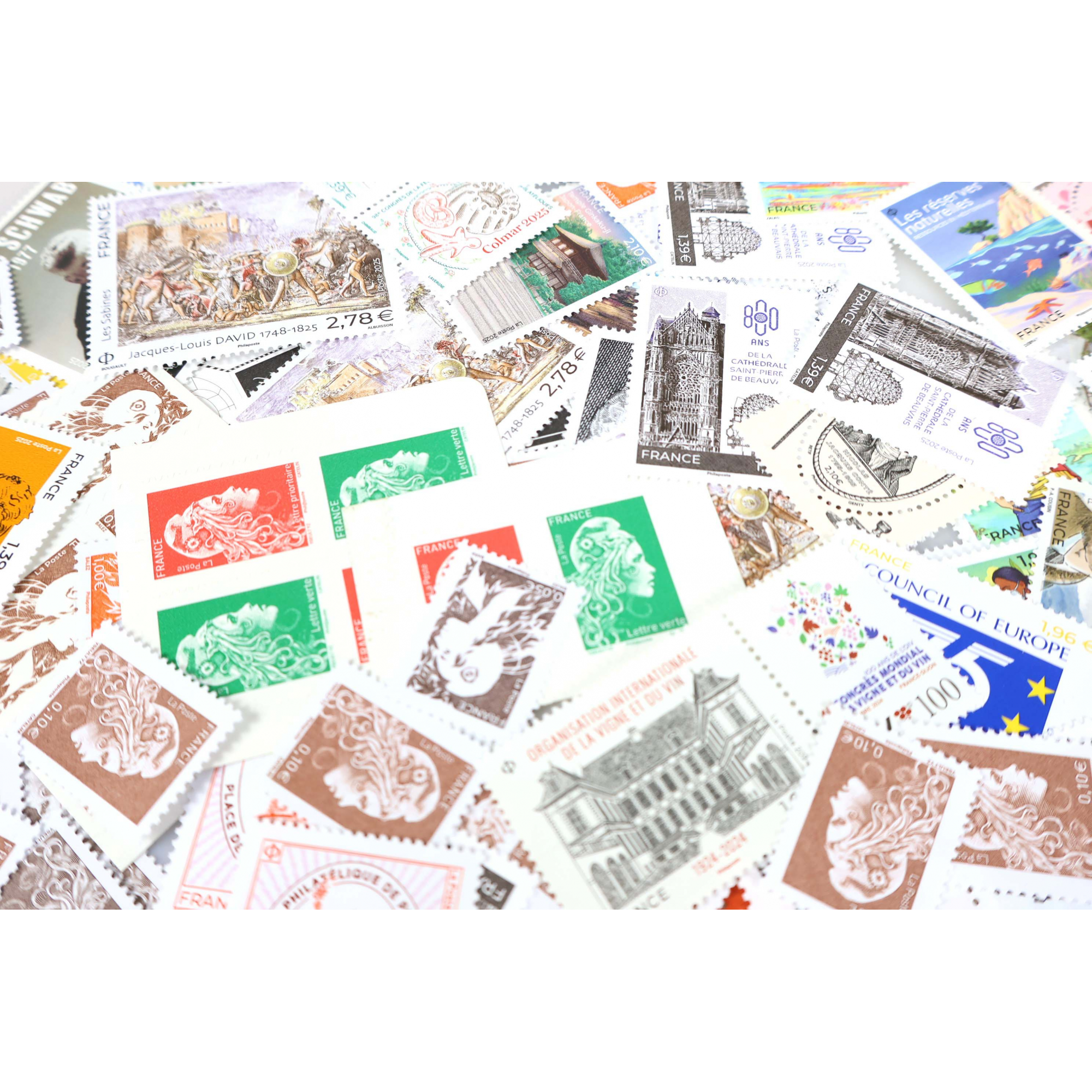 ANNÉE 2024-2025 LOT DE TIMBRES DE FRANCE NEUFS** FACIALE 188€ QUALITÉ LUXE