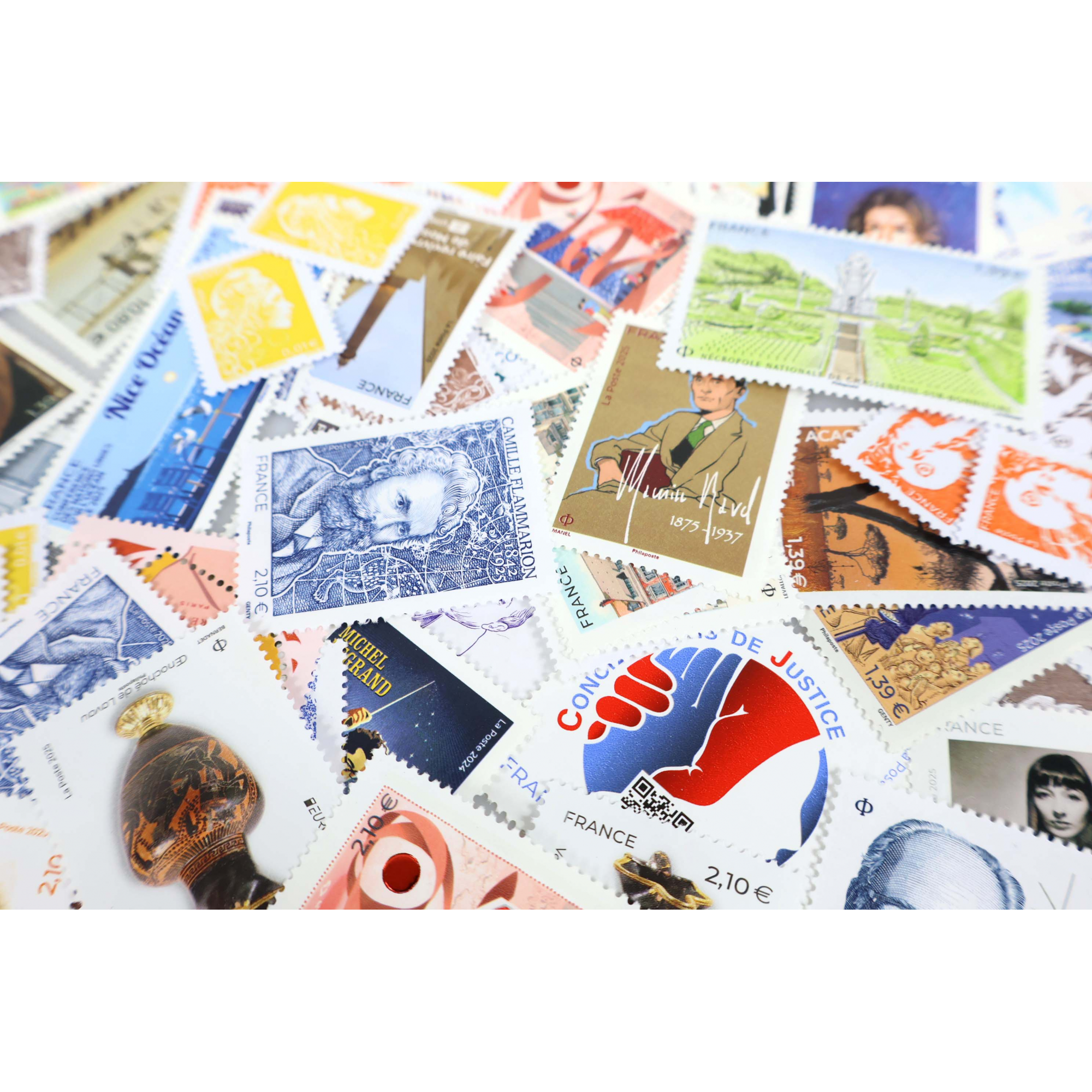 ANNÉE 2024-2025 LOT DE TIMBRES DE FRANCE NEUFS** FACIALE 188€ QUALITÉ LUXE