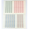 FEUILLES COMPLÈTES SÉRIE N°1095 À 1098 "SAVANTS FRANCAIS" TIMBRES NEUFS**