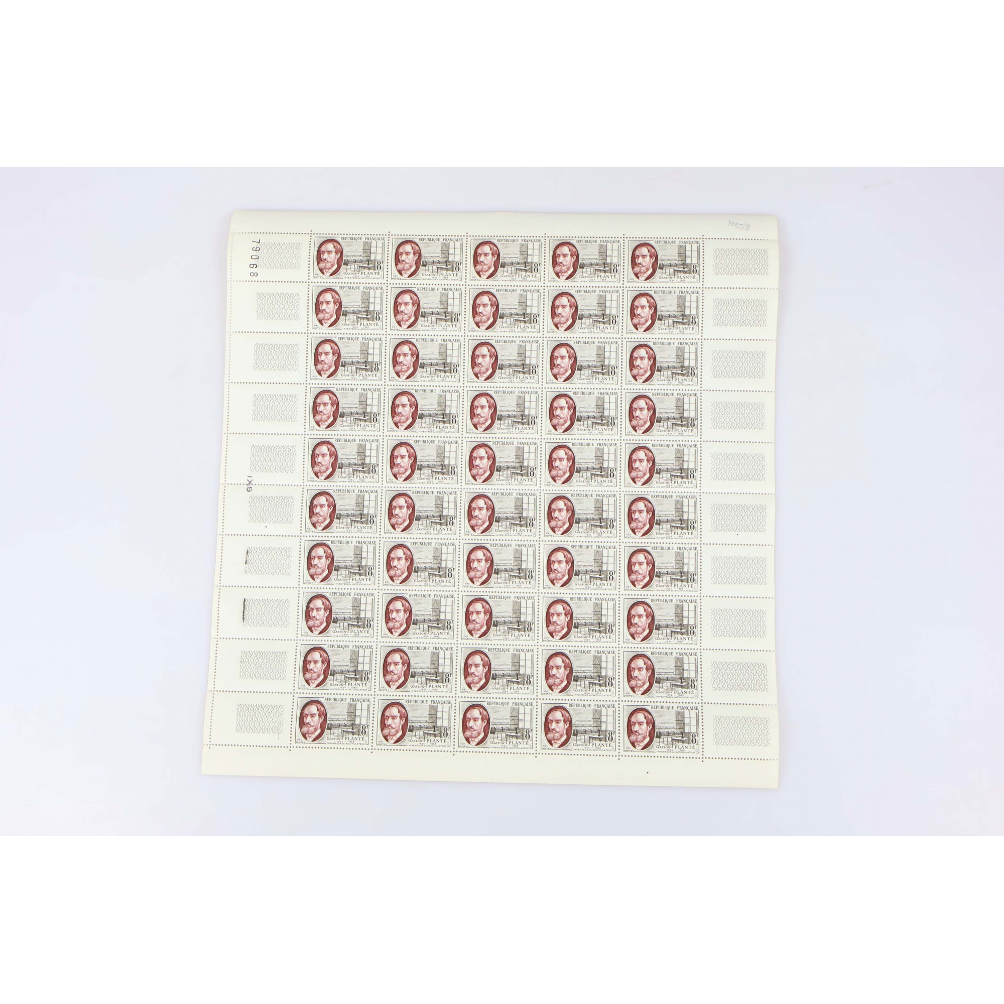 FEUILLES COMPLÈTES SÉRIE N°1095 À 1098 "SAVANTS FRANCAIS" TIMBRES NEUFS**