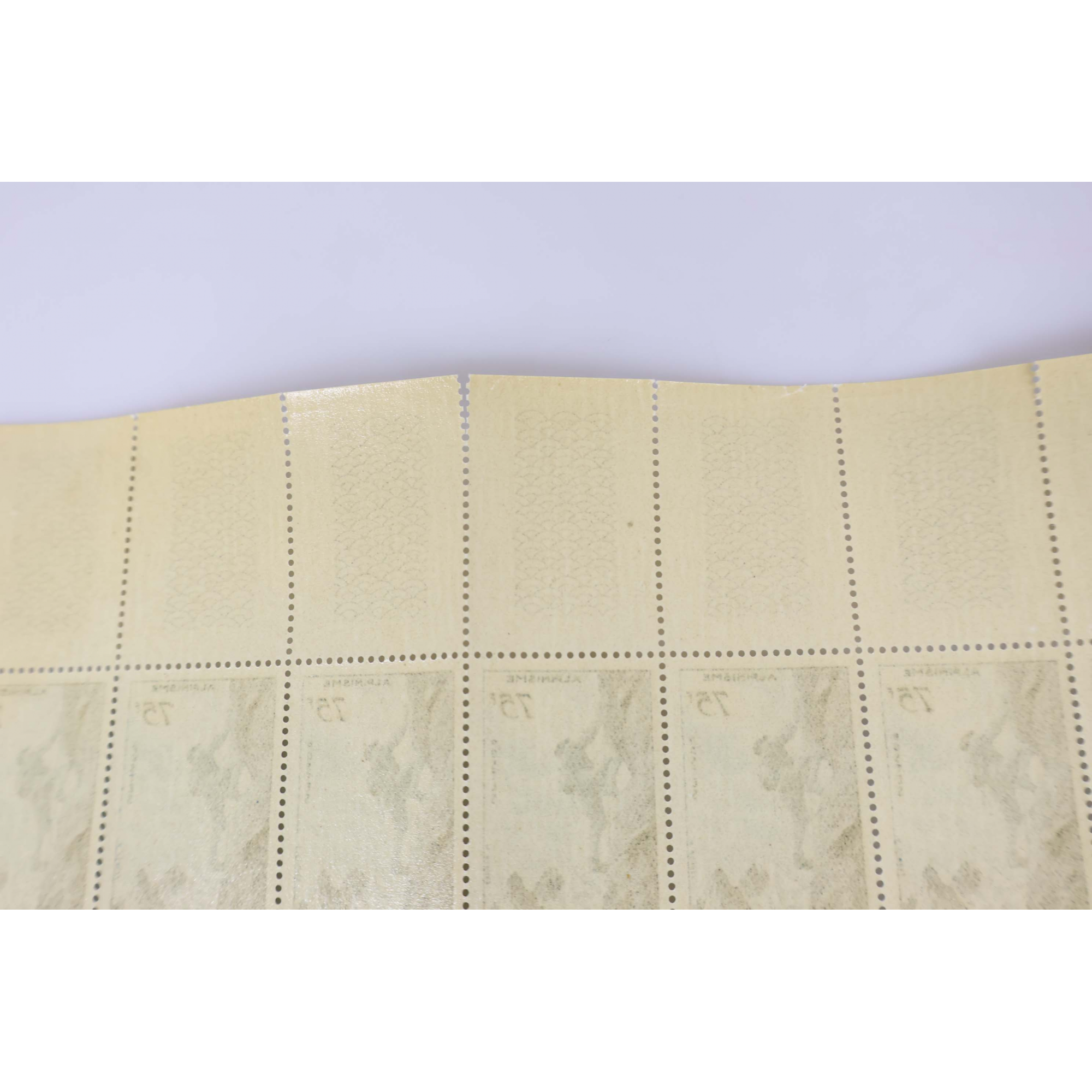 FEUILLE COMPLÈTE DE 50 TIMBRES N°1075 "ALPINISME" TIMBRES DE FRANCE NEUFS**