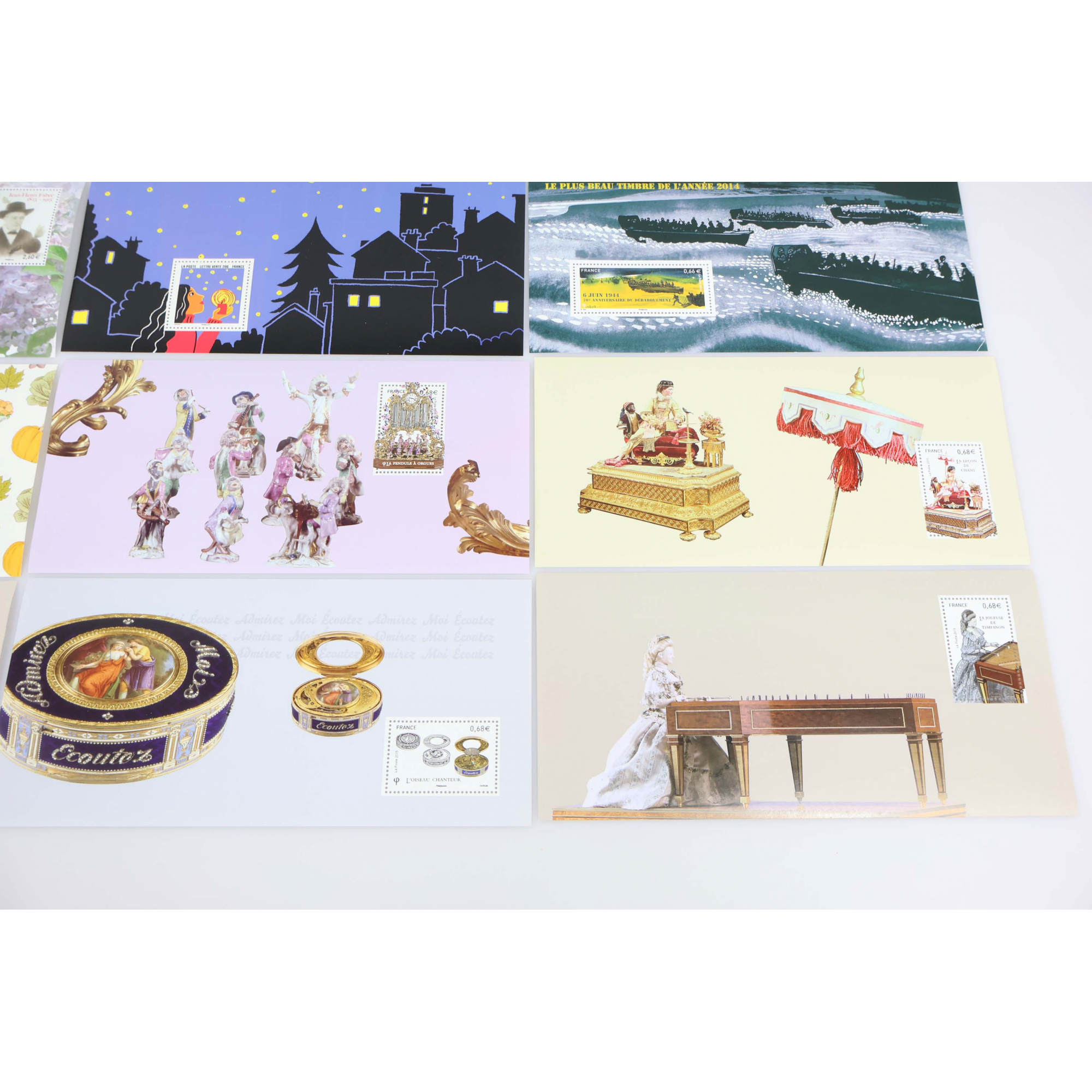 FRANCE COLLECTION BLOCS SOUVENIRS 2015 N°107 À 121 ANNÉE COMPLÈTE, NEUFS**
