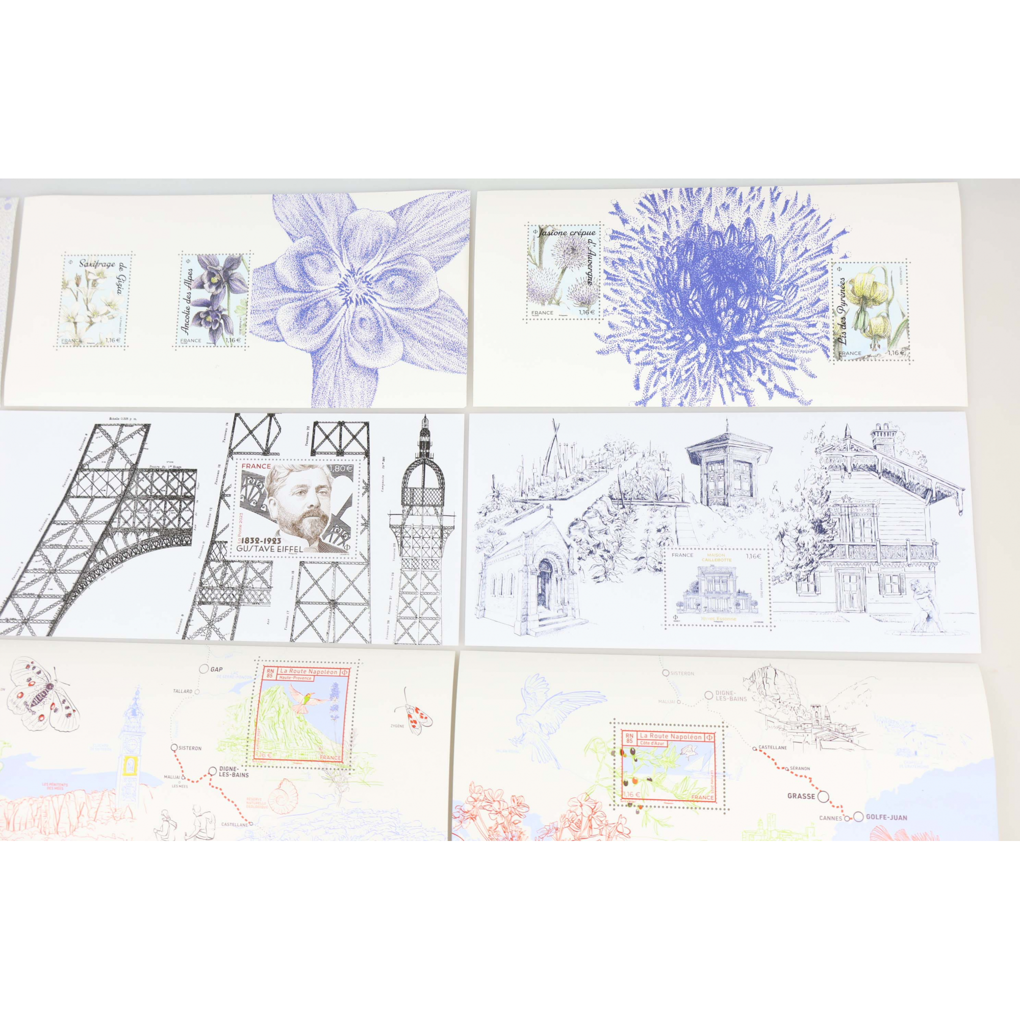 FRANCE COLLECTION BLOCS SOUVENIRS 2023 ANNÉE COMPLÈTE N° 199 À 210 NEUFS**