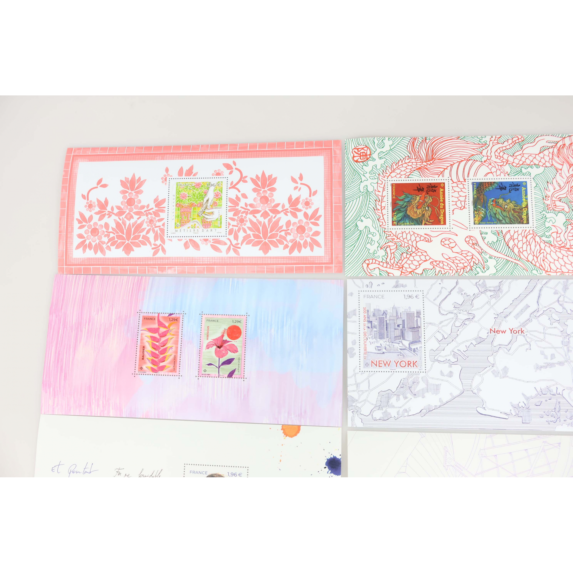 FRANCE COLLECTION BLOCS SOUVENIRS 2024 ANNÉE COMPLÈTE N° 211 À 220 NEUFS**