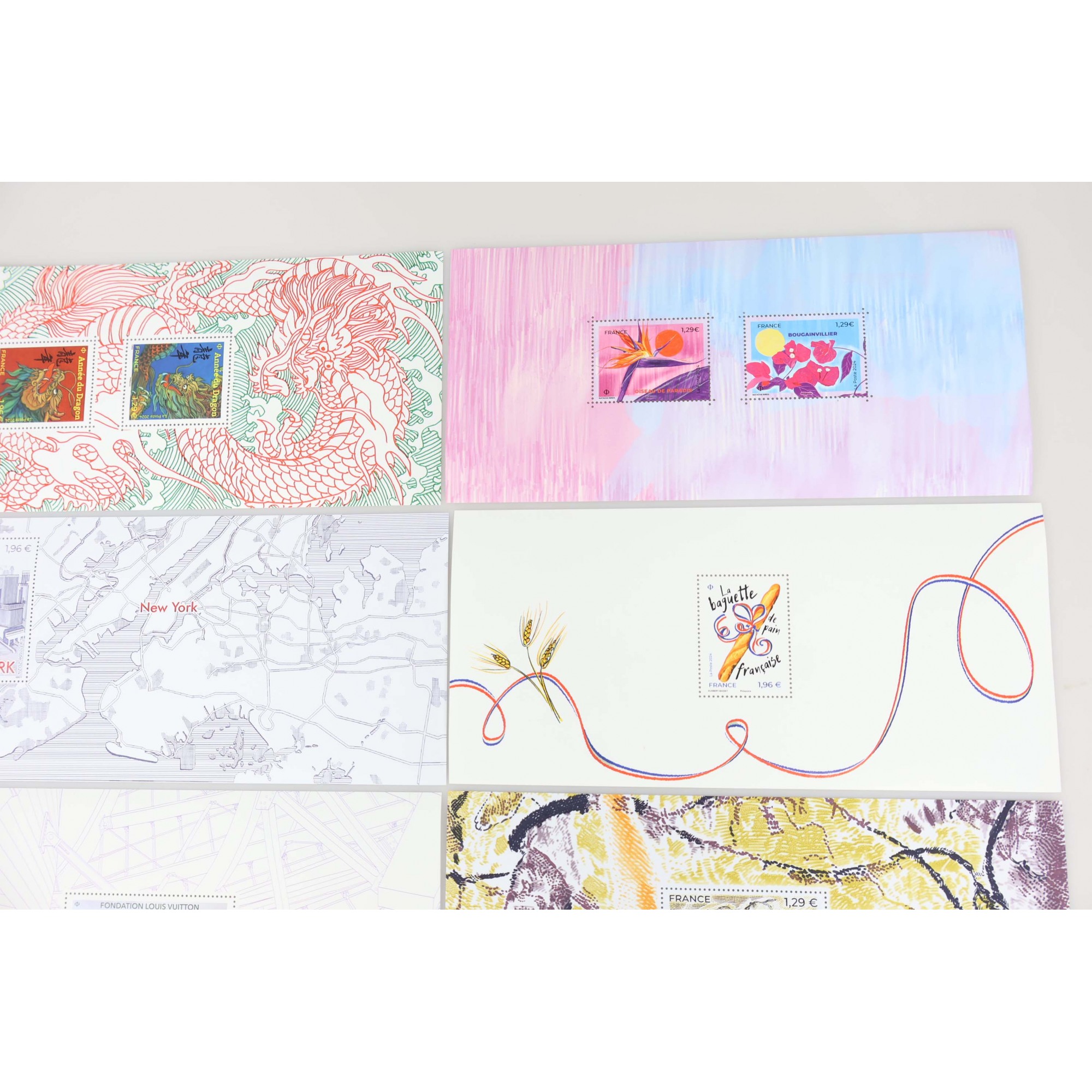 FRANCE COLLECTION BLOCS SOUVENIRS 2024 ANNÉE COMPLÈTE N° 211 À 220 NEUFS**