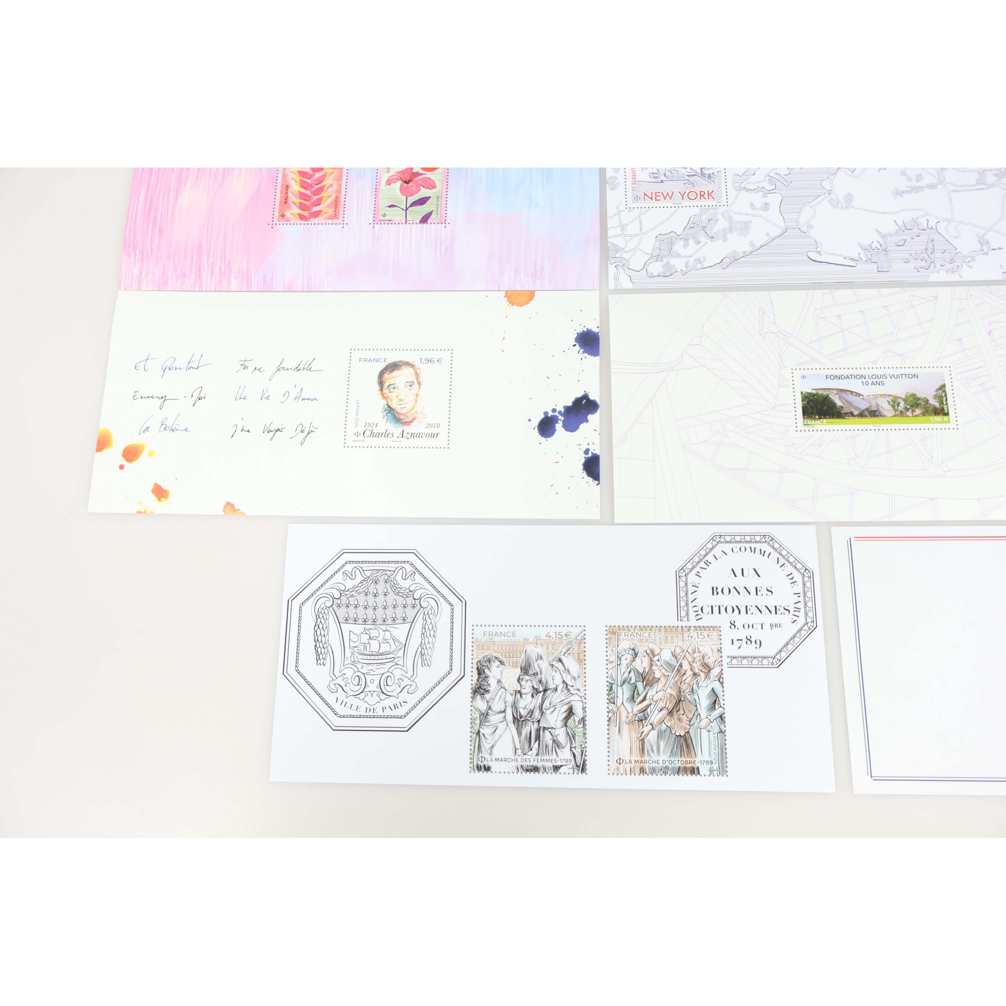 FRANCE COLLECTION BLOCS SOUVENIRS 2024 ANNÉE COMPLÈTE N° 211 À 220 NEUFS**