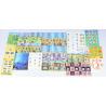 LOT BLOCS FEUILLET TIMBRES EN EUROS AVEC DÉFAUTS POUR AFFRANCHIR, FACIALE 164.1€