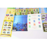 LOT BLOCS FEUILLET TIMBRES EN EUROS AVEC DÉFAUTS POUR AFFRANCHIR, FACIALE 164.1€