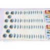 LOT CARNETS AUTOADHÉSIFS TIMBRES 3 FRANCS AVEC DÉFAUTS POUR AFFRANCHIR, VF 195€