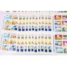 LOT CARNETS AUTOADHÉSIFS TIMBRES 3 FRANCS AVEC DÉFAUTS POUR AFFRANCHIR, VF 195€