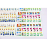 LOT CARNETS AUTOADHÉSIFS TIMBRES 3 FRANCS AVEC DÉFAUTS POUR AFFRANCHIR, VF 195€
