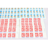 LOT CARNETS AUTOADHÉSIFS AVEC DÉFAUTS TIMBRES 0.46 EUROS POUR AFFRANCHIR VF 184€