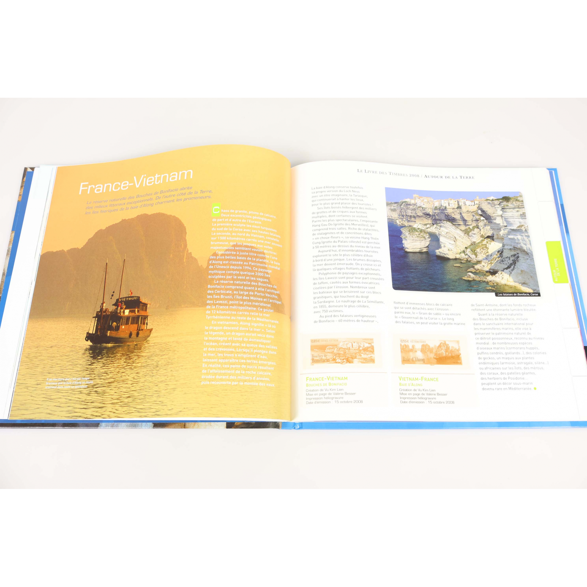 LE LIVRE DES TIMBRES FRANCE ANNÉE 2008 AVEC BOITIER - TIMBRES NEUFS** COMPLET
