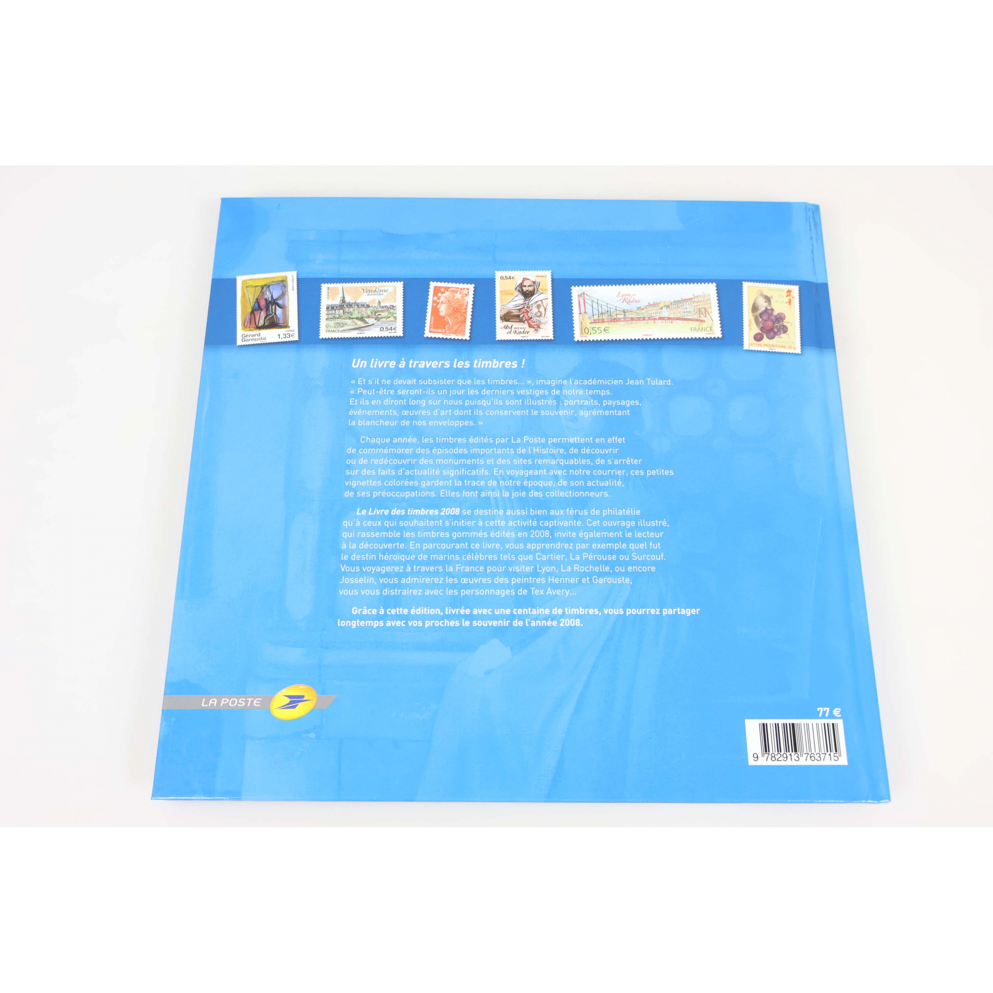 LE LIVRE DES TIMBRES FRANCE ANNÉE 2008 AVEC BOITIER - TIMBRES NEUFS** COMPLET