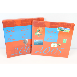 LE LIVRE DES TIMBRES FRANCE ANNÉE 2005 COMPLET NEUFS**, SIGNES USUELS BOITIER