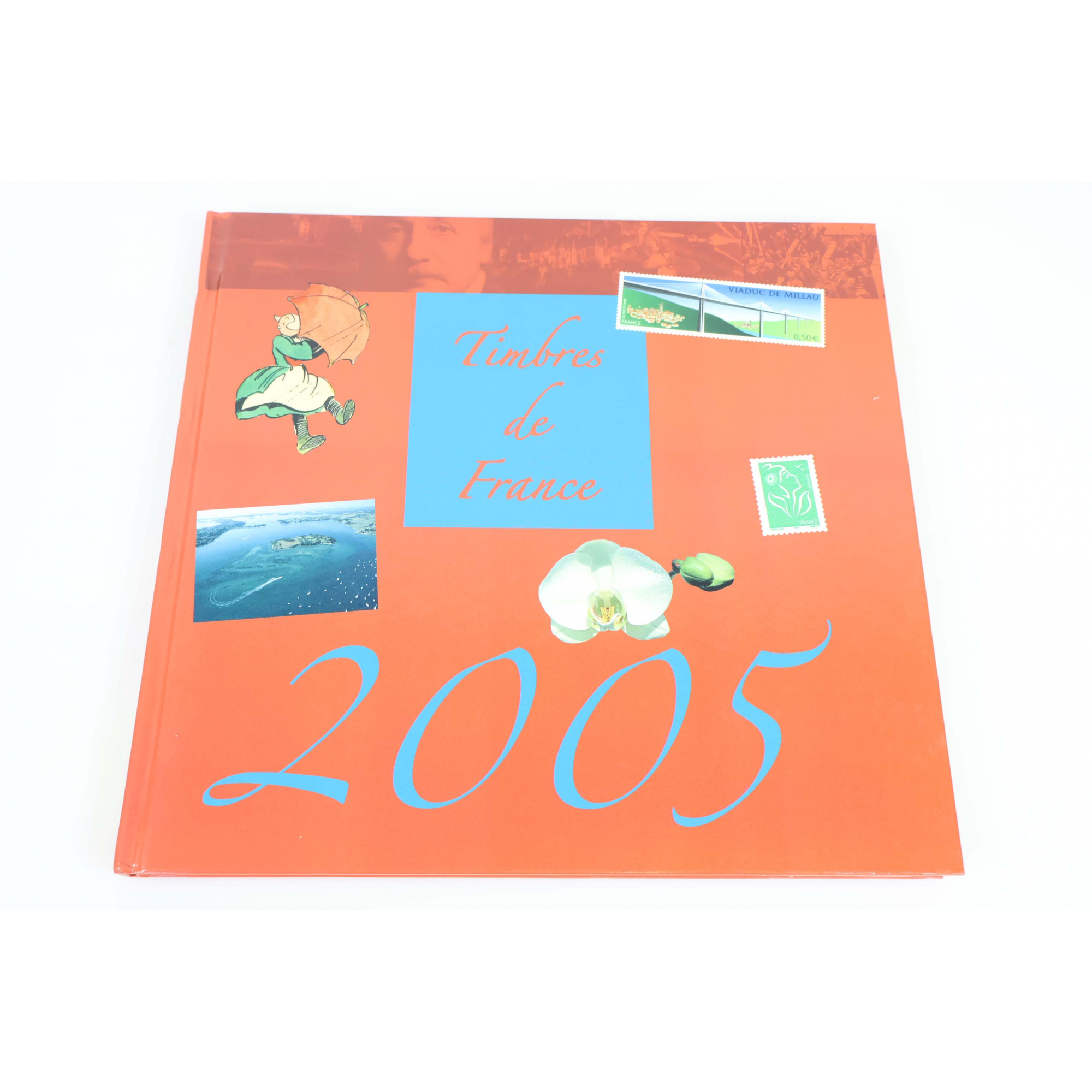 LE LIVRE DES TIMBRES FRANCE ANNÉE 2005 COMPLET NEUFS**, SIGNES USUELS BOITIER