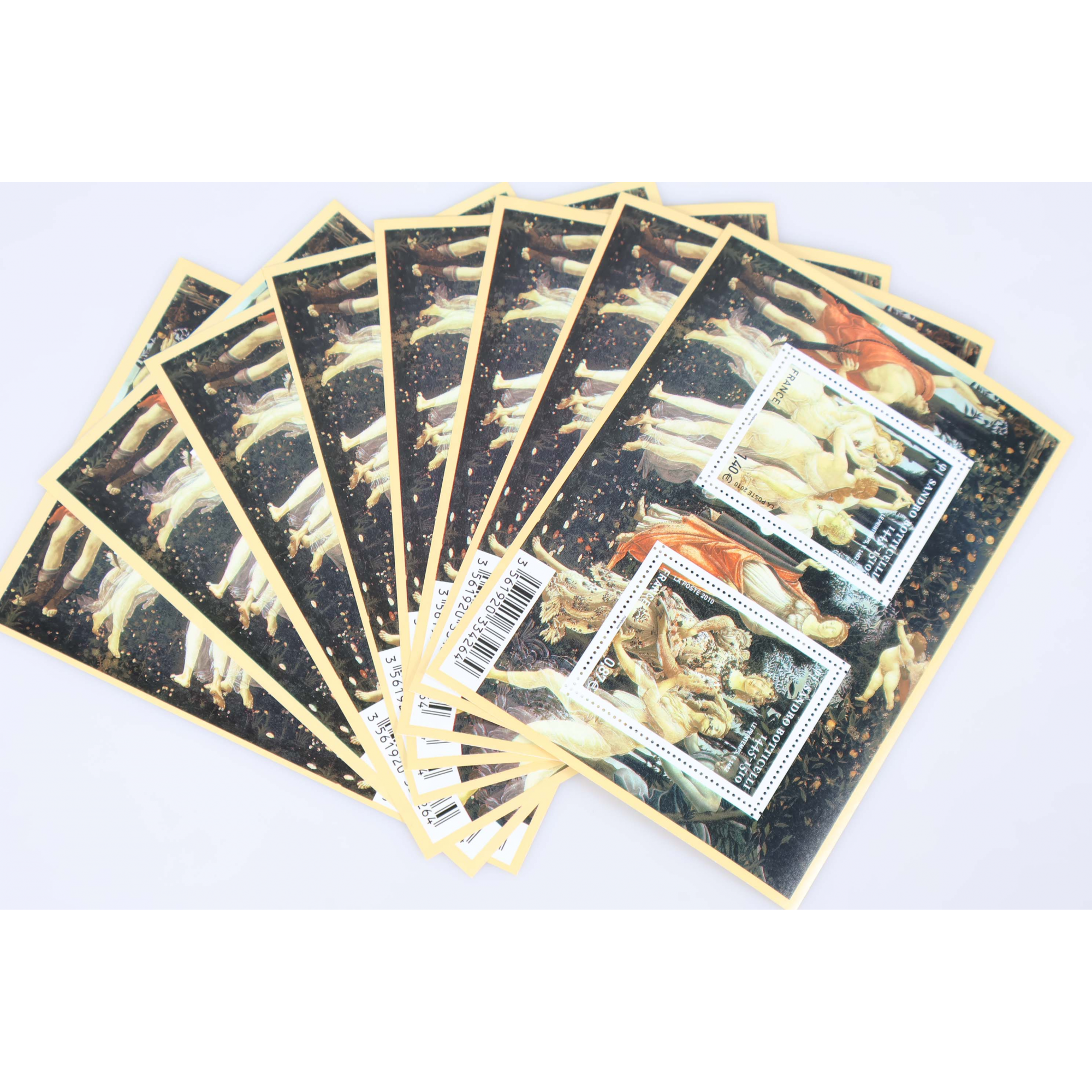 LOT 40 BLOCS N° F4518 SANDRO BOTTICELLI TIMBRES NEUFS** VALEUR FACIALE 90.80€