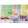 LOT BLOCS FEUILLET TIMBRES EN EUROS AVEC DÉFAUTS POUR AFFRANCHIR, FACIALE 241.1€