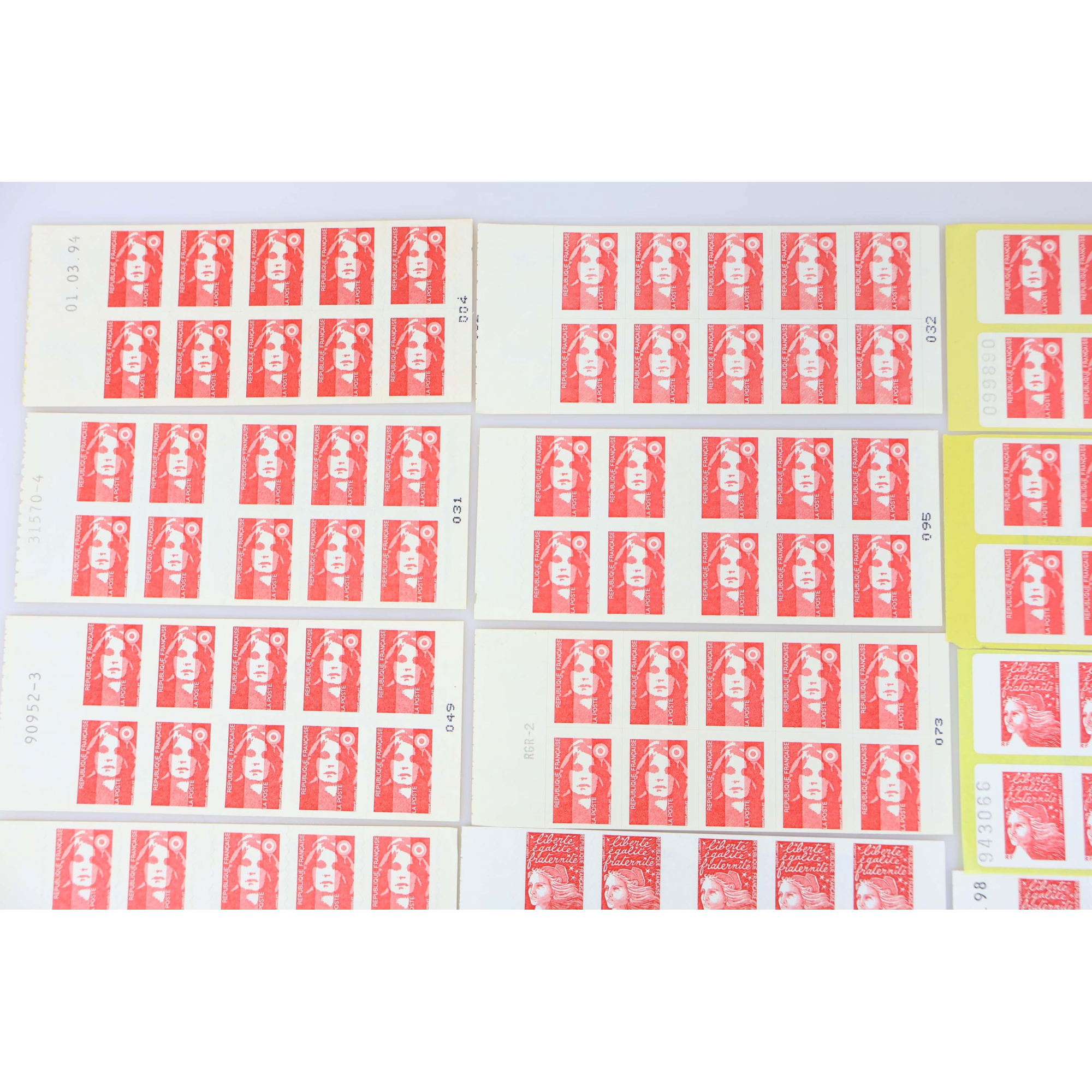 LOT DE 200 TIMBRES AUTOADHÉSIFS LETTRES 20G VP FRANCE , CARNETS POUR AFFRANCHIR