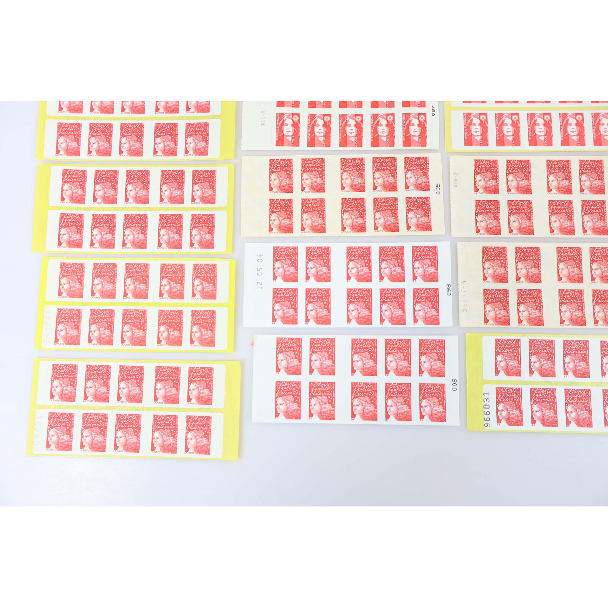 LOT DE 276 TIMBRES AUTOADHÉSIFS LETTRES 20G VP FRANCE , CARNETS POUR AFFRANCHIR