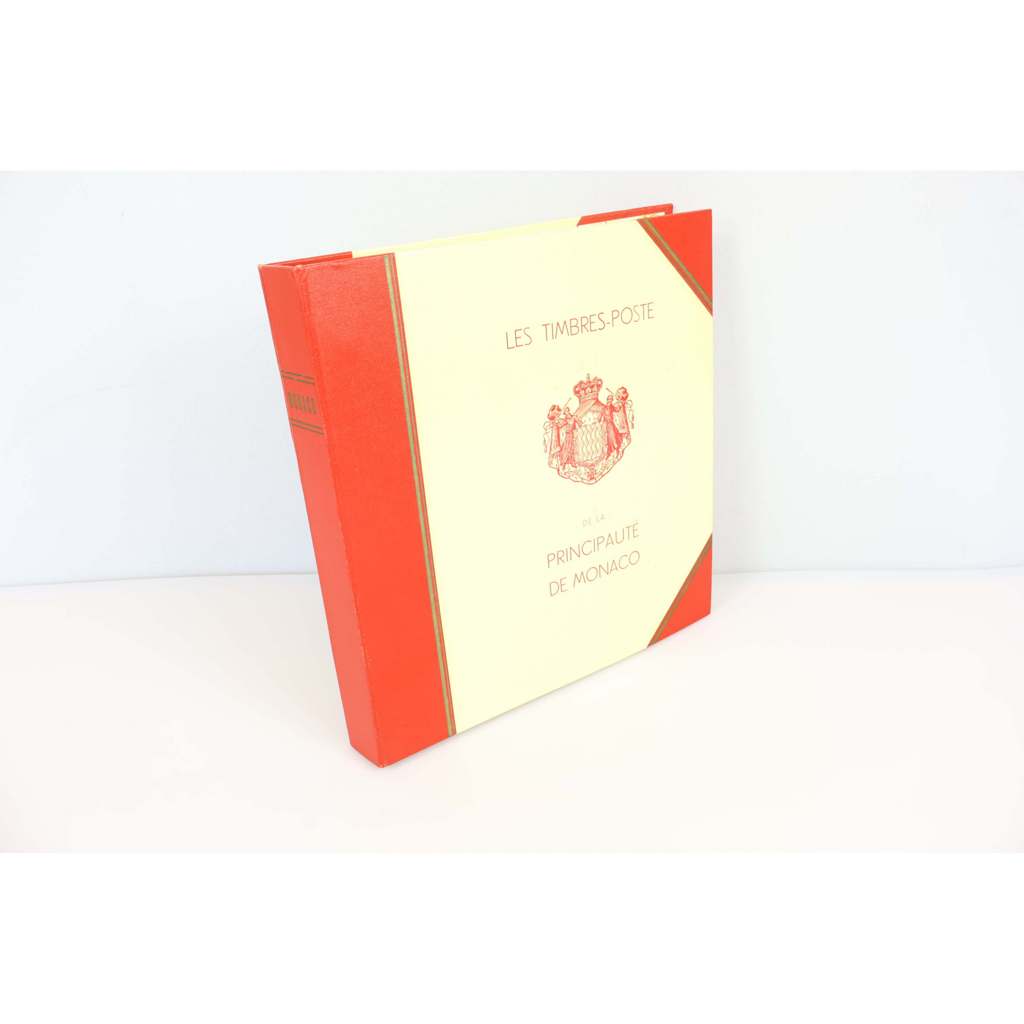 COLLECTION DE MONACO 1956 À 1976 TIMBRES EN MAJORITÉ NEUFS** DANS ALBUM THIAUDE