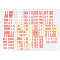 LOT DE 250 TIMBRES AUTOADHÉSIFS LETTRES 20G VP FRANCE , CARNETS POUR AFFRANCHIR