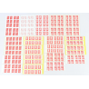 LOT DE 250 TIMBRES AUTOADHÉSIFS LETTRES 20G VP FRANCE , CARNETS POUR AFFRANCHIR