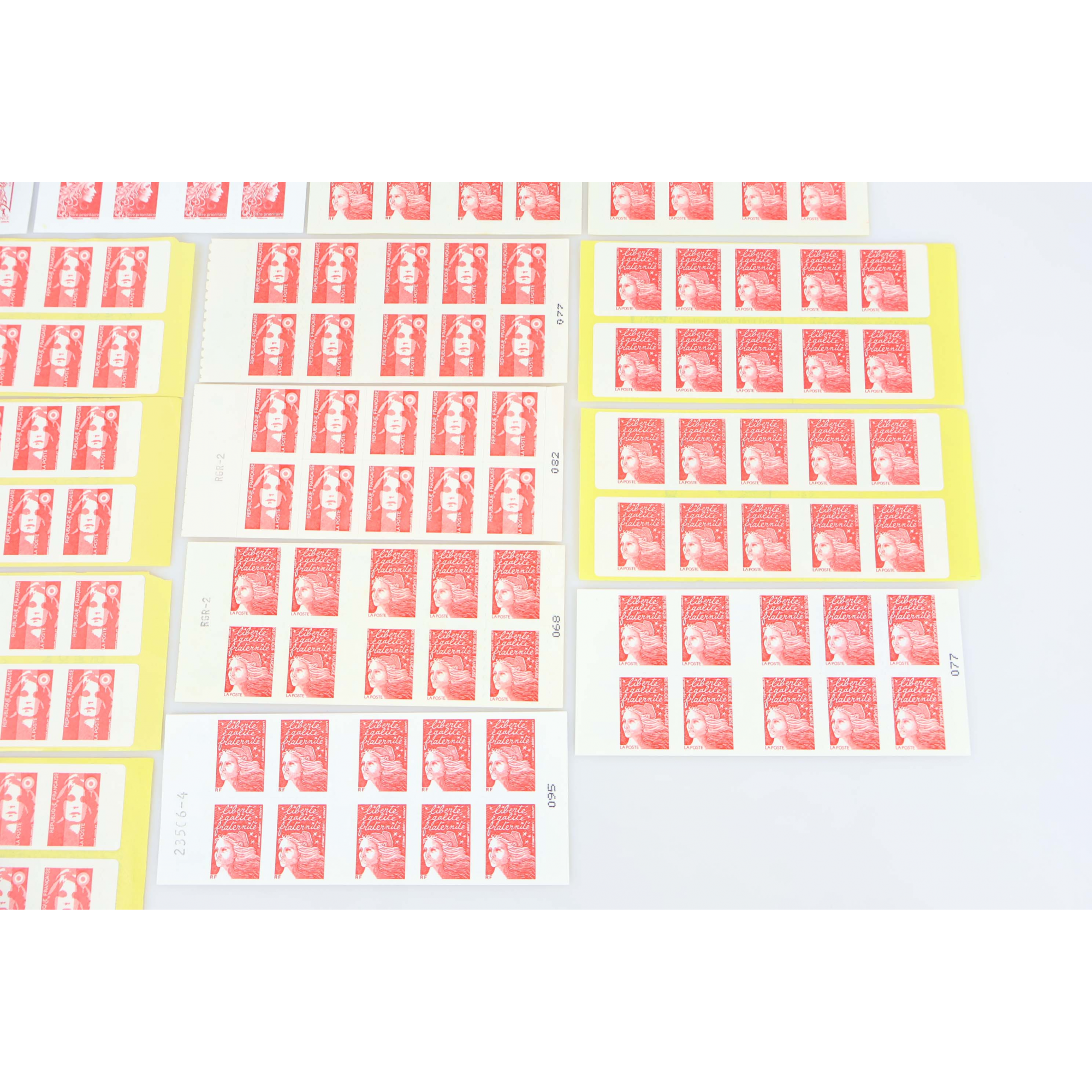 LOT DE 250 TIMBRES AUTOADHÉSIFS LETTRES 20G VP FRANCE , CARNETS POUR AFFRANCHIR