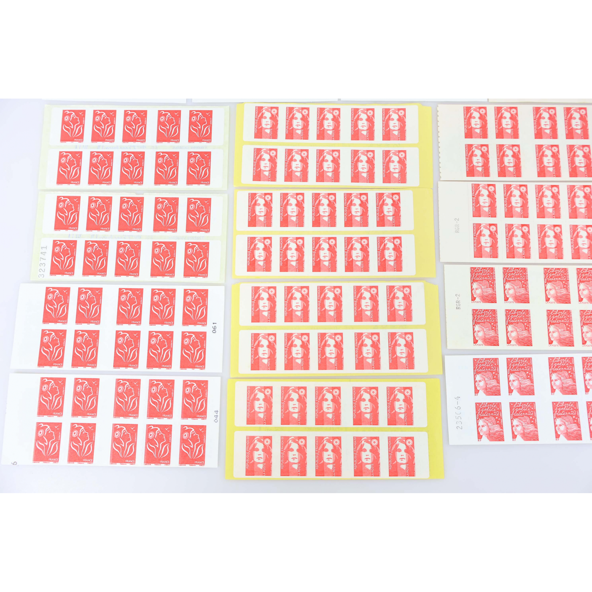 LOT DE 250 TIMBRES AUTOADHÉSIFS LETTRES 20G VP FRANCE , CARNETS POUR AFFRANCHIR