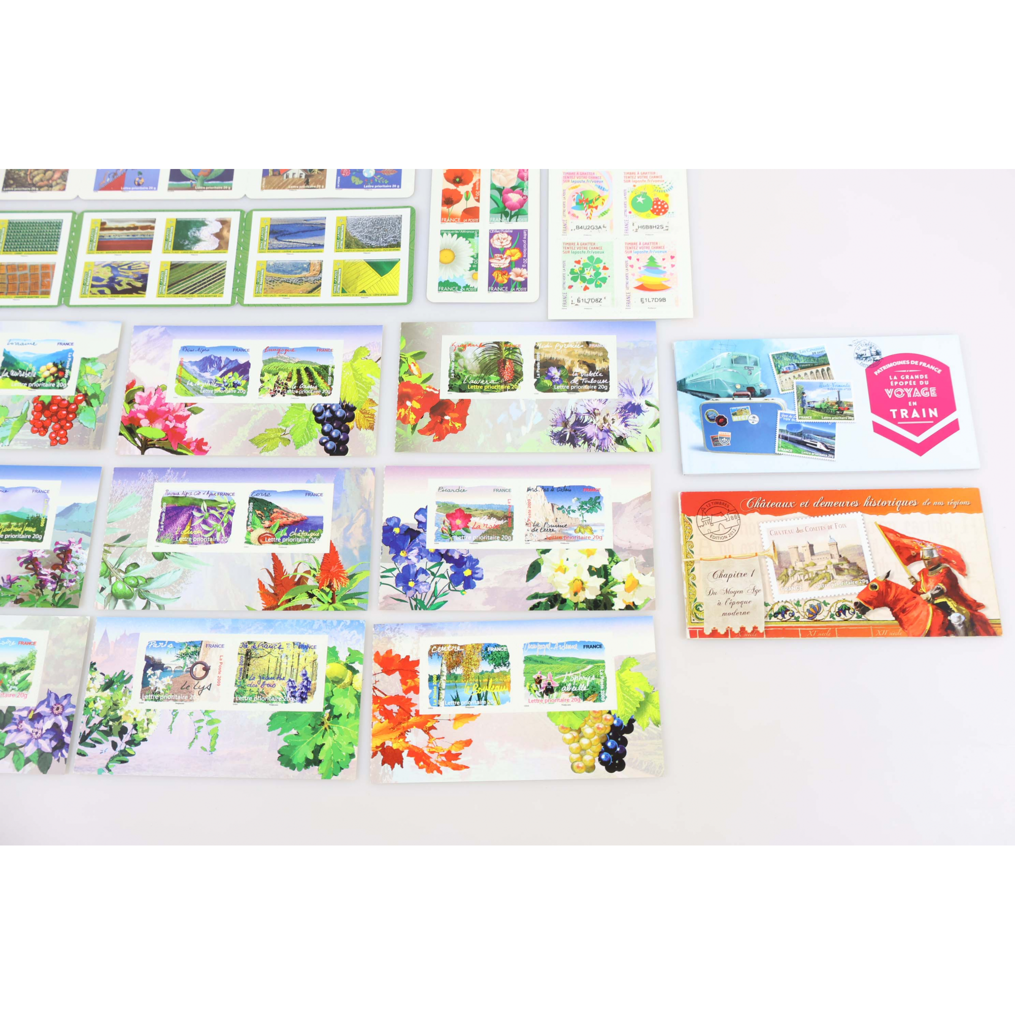 LOT DE 162 TIMBRES AUTOADHÉSIFS LETTRES 20G VP FRANCE , CARNETS POUR AFFRANCHIR