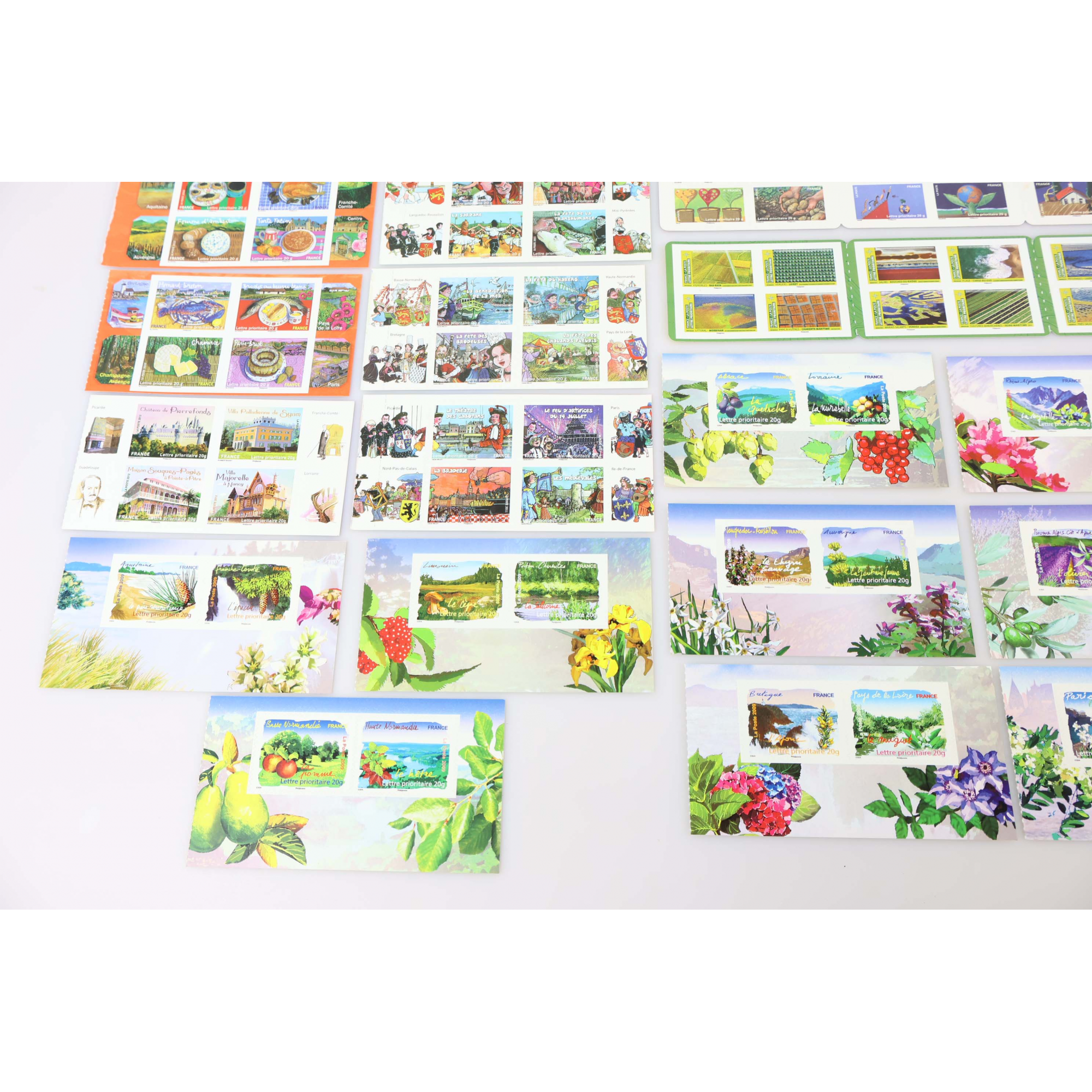 LOT DE 162 TIMBRES AUTOADHÉSIFS LETTRES 20G VP FRANCE , CARNETS POUR AFFRANCHIR