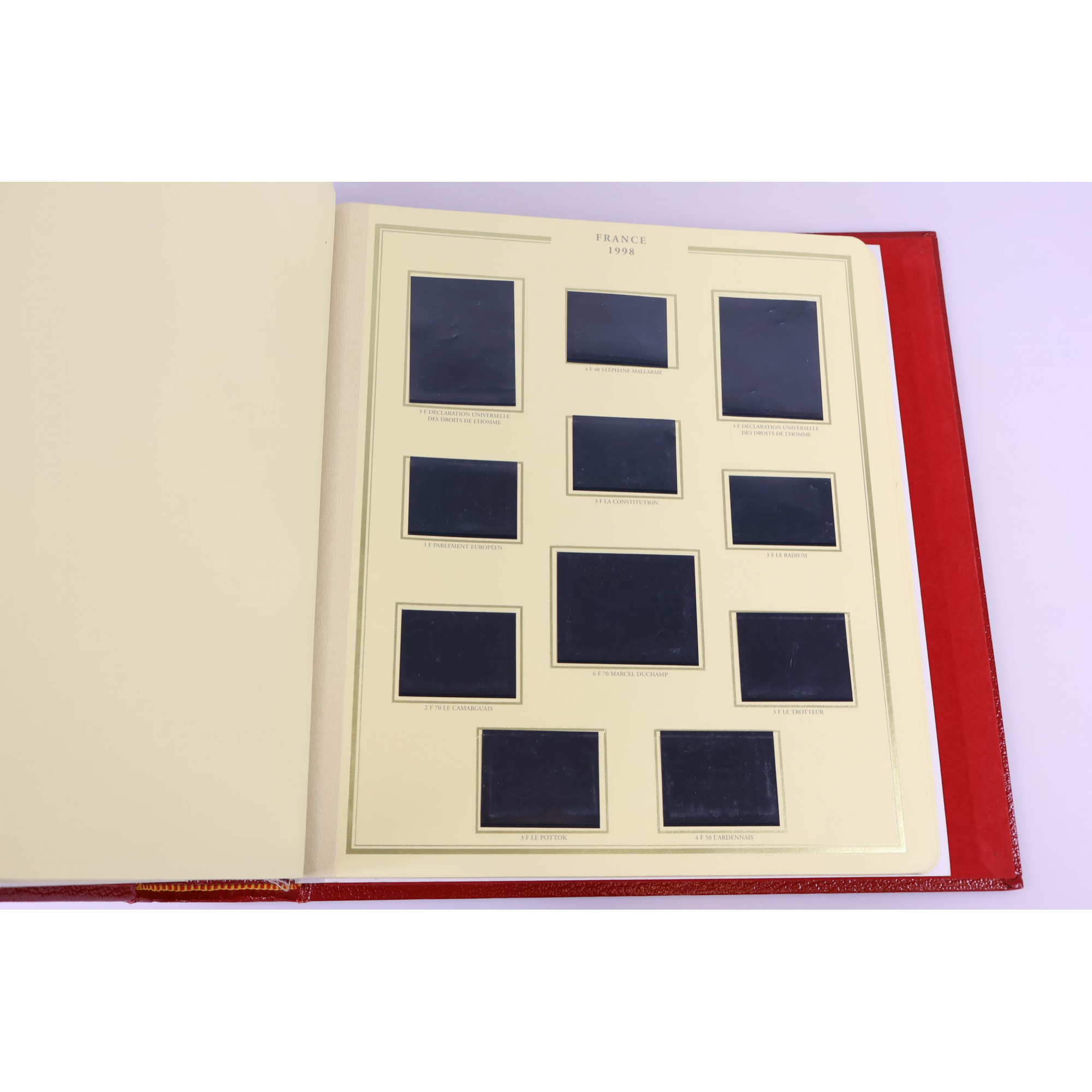 ALBUM CÉRÈS PRÉSIDENCE, POUR UNE COLLECTION DE TIMBRES DE FRANCE DE 1994 À 1998