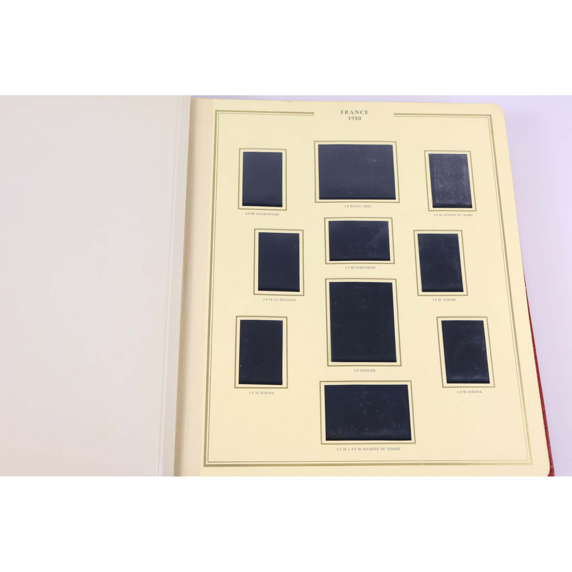 ALBUM CÉRÈS PRÉSIDENCE, POUR UNE COLLECTION DE TIMBRES DE FRANCE DE 1980 À 1988