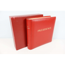 ALBUM CÉRÈS PRÉSIDENCE, POUR UNE COLLECTION DE TIMBRES DE FRANCE DE 1980 À 1988