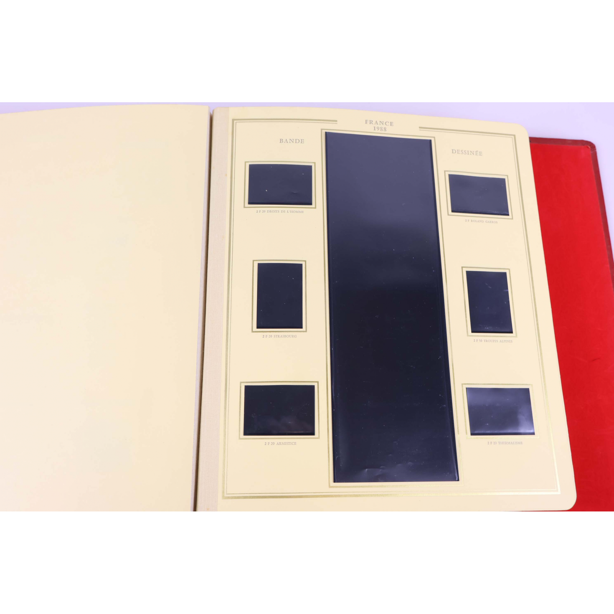 ALBUM CÉRÈS PRÉSIDENCE, POUR UNE COLLECTION DE TIMBRES DE FRANCE DE 1980 À 1988