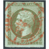 NAPOLÉON N°11 TIMBRE FRANCAIS CLASSIQUE OBLITÉRATION ROUGE ANNEE 1860
