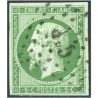 NAPOLÉON N°12 TIMBRE FRANCAIS CLASSIQUE OBLITÉRATION LOSANGE BÂTON ANNÉE 1854