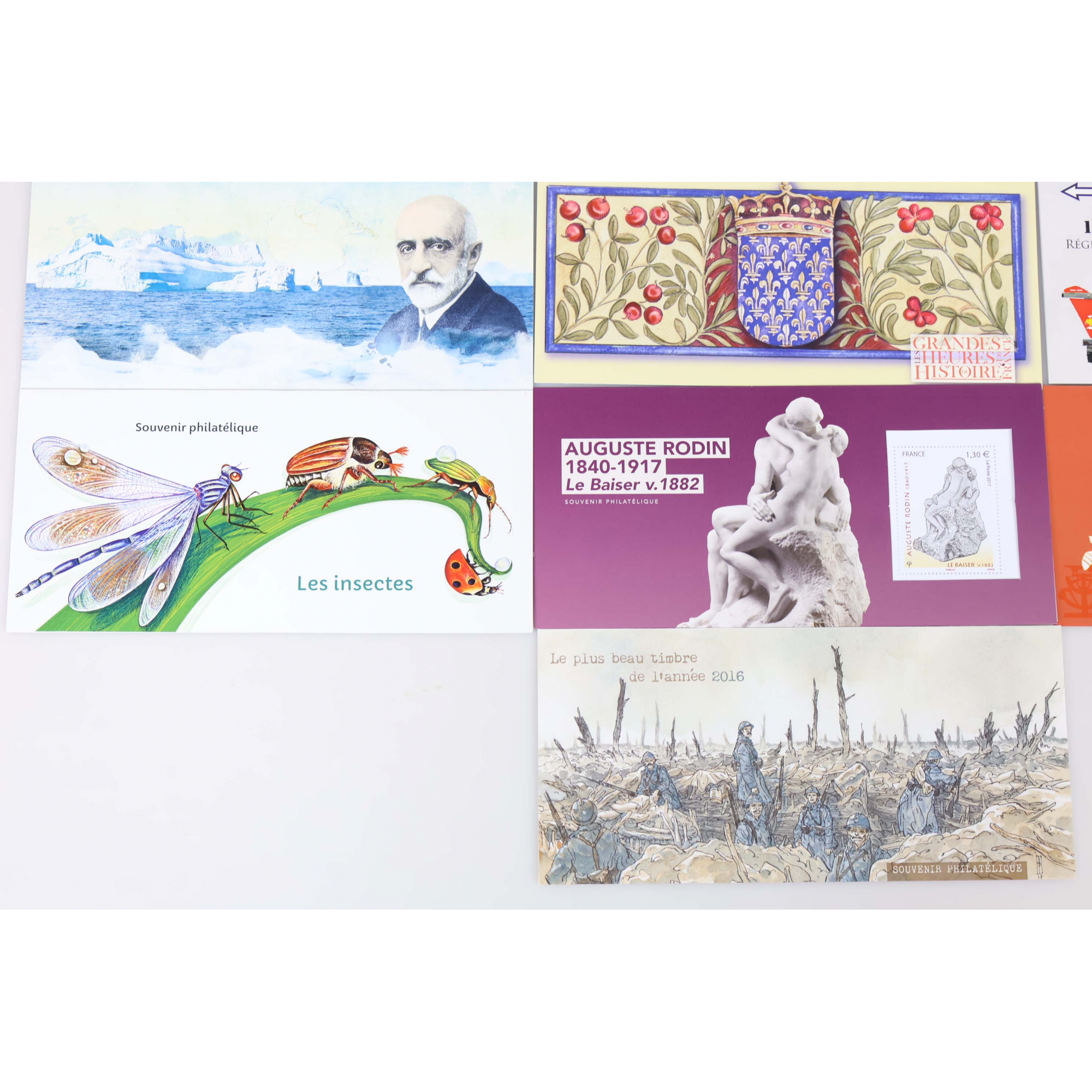 FRANCE COLLECTION BLOCS SOUVENIRS ANNÉE COMPLÈTE 2017 TIMBRES NEUFS N°132 À 141
