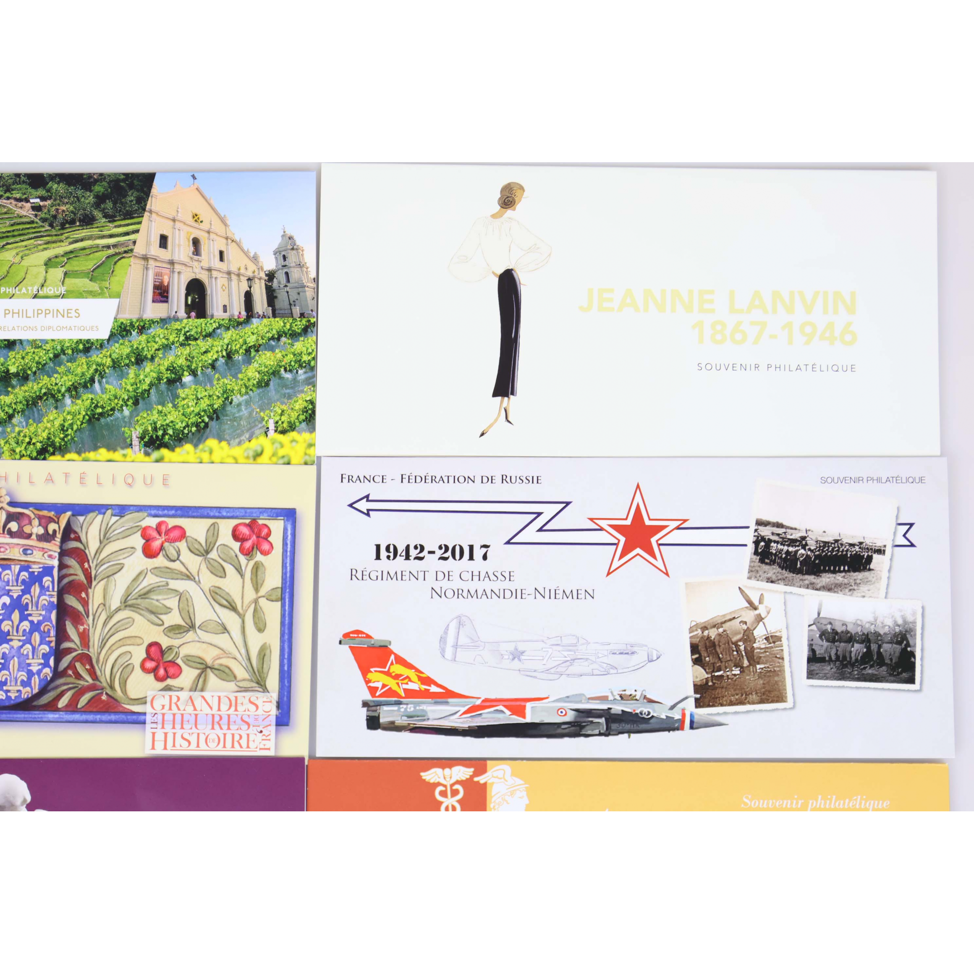 FRANCE COLLECTION BLOCS SOUVENIRS ANNÉE COMPLÈTE 2017 TIMBRES NEUFS N°132 À 141
